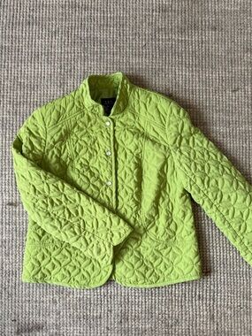 R.Q.T Petites Lime Green Quilted Jacket